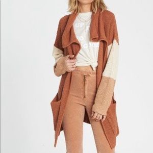 Billabong New Comer cardigan size M